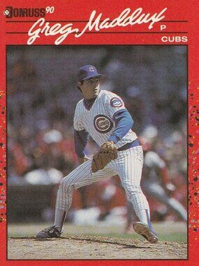 Greg Maddux Baseball Card Collection